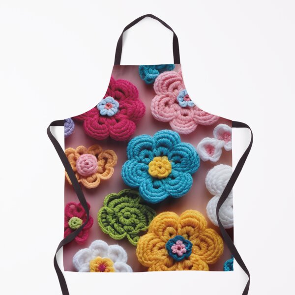 Item preview, crocheted flowers designed and sold by Mauswohn.