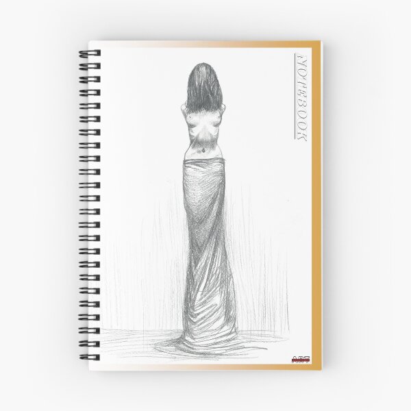 Item preview, Notebook | Paper for Writing and Drawing | Yellow Cover designed and sold by ArtChanneling.