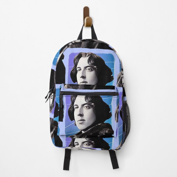 Item preview, Irish Playwright Oscar Wilde - blue - illustration  designed and sold by Litstoy.