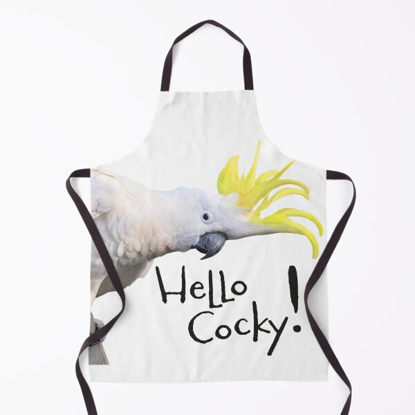 Item preview, Hello Cocky! (Sulphur-crested cockatoo) designed and sold by Wonderbouy.