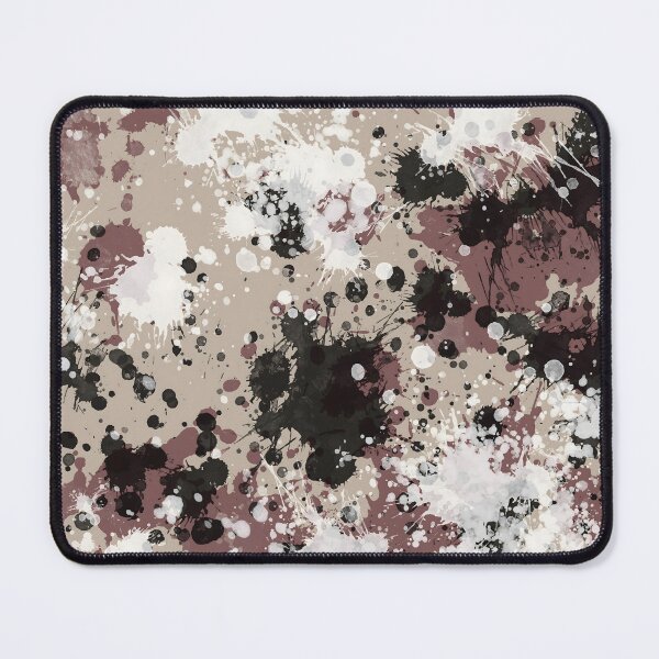 Item preview, Taupe paint splatter art, Drip painting abstract  designed and sold by JinJinYoon.