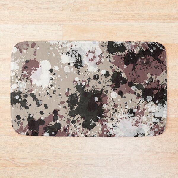 Item preview, Taupe paint splatter art, Drip painting abstract  designed and sold by JinJinYoon.