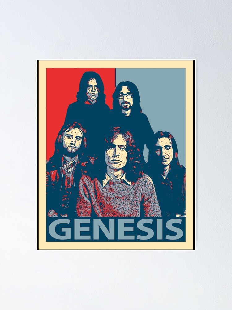 Genesis Rock Band&quot; Poster for Sale by ZenaMarquardt | Redbubble
