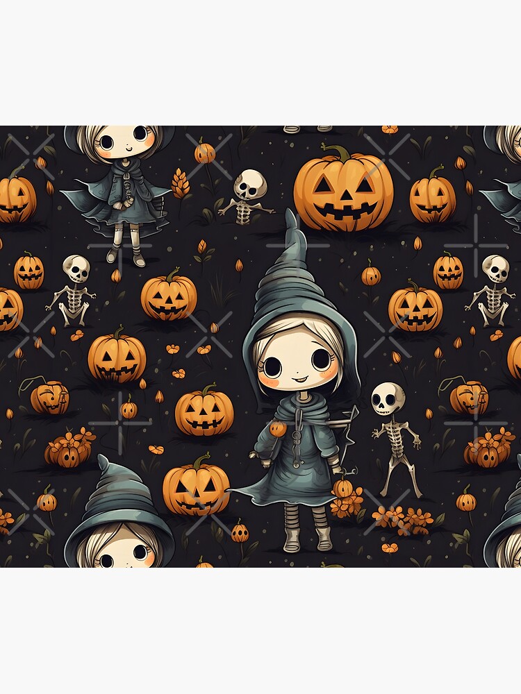 Discover Halloween Background Seamless v Vl Digital Art | Shower Curtain