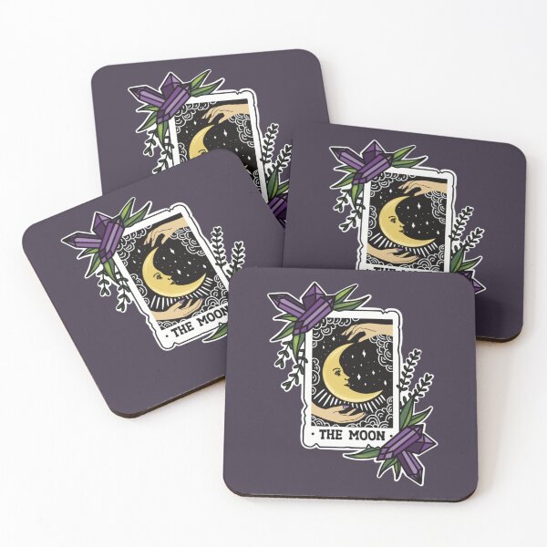 Item preview, The Moon Tarot Card  designed and sold by dinkyskullz.
