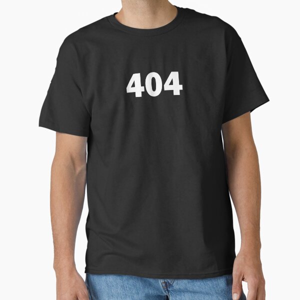 Vista previa del artículo con la obra «error 404», diseñado y vendido por SeanGluz.