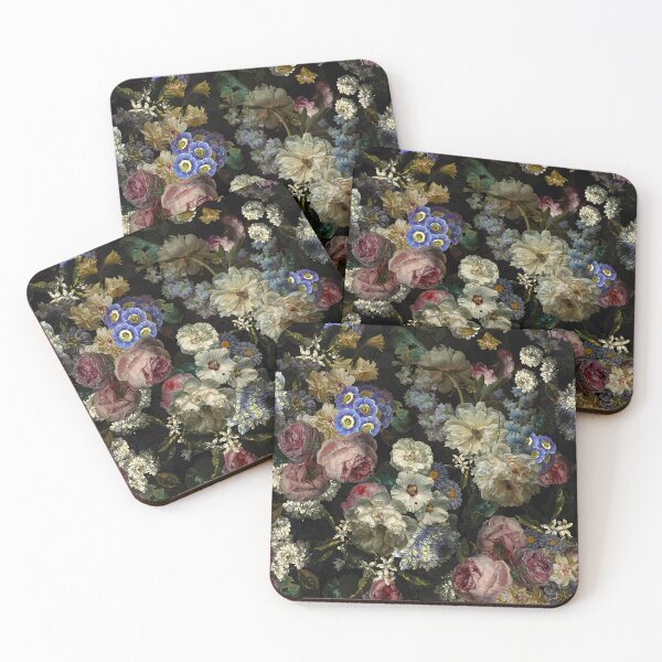 Item preview, Flemish Masters - Vintage Midnight Botanical Garden Pattern Original Nightgarden designed and sold by UtArt.