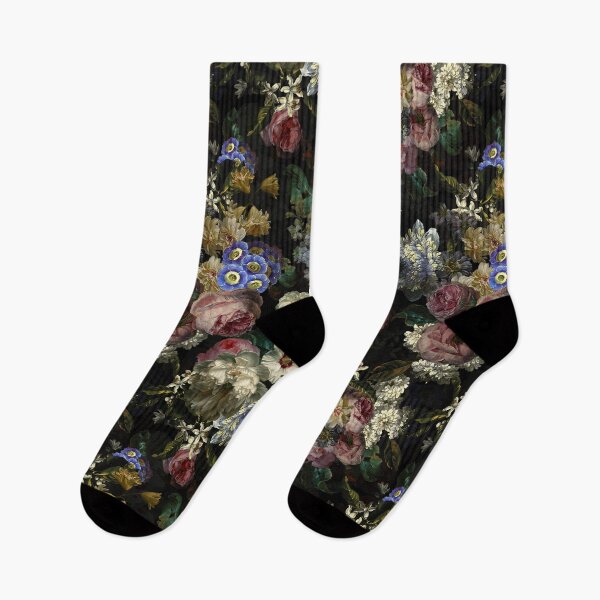 Item preview, Flemish Masters - Vintage Midnight Botanical Garden Pattern Original Nightgarden designed and sold by UtArt.