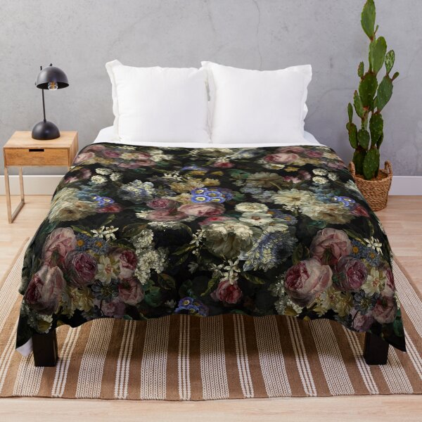 Item preview, Flemish Masters - Vintage Midnight Botanical Garden Pattern Original Nightgarden designed and sold by UtArt.