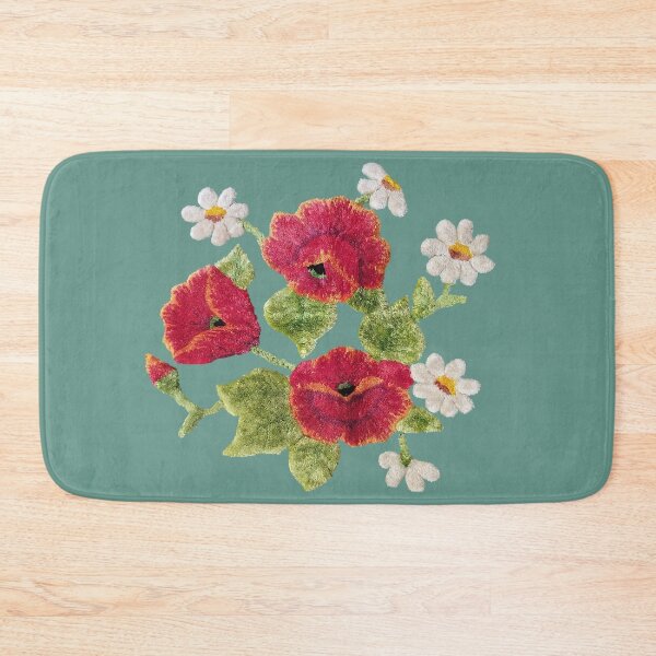 Item preview, Floral Embroidery, Cultural Heritage, Colorful Needlework. designed and sold by inspiration3.