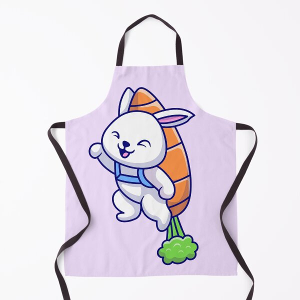 Item preview, Cute Rabbit Flying with Carrot Rocket designed and sold by moriahvanta.