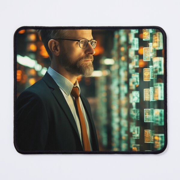 Item preview, Bio-Blockchain Auditor - Biosecurity Ledger Inspector designed and sold by TheBrainArt.