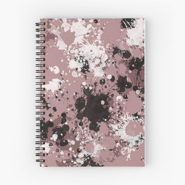 Item preview, Rose taupe paint splatter abstract art designed and sold by JinJinYoon.