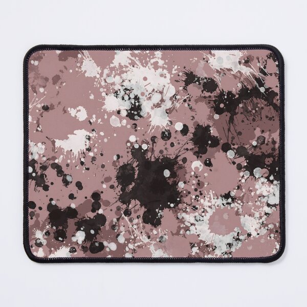 Item preview, Rose taupe paint splatter abstract art designed and sold by JinJinYoon.