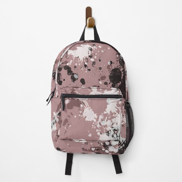 Item preview, Rose taupe paint splatter abstract art designed and sold by JinJinYoon.