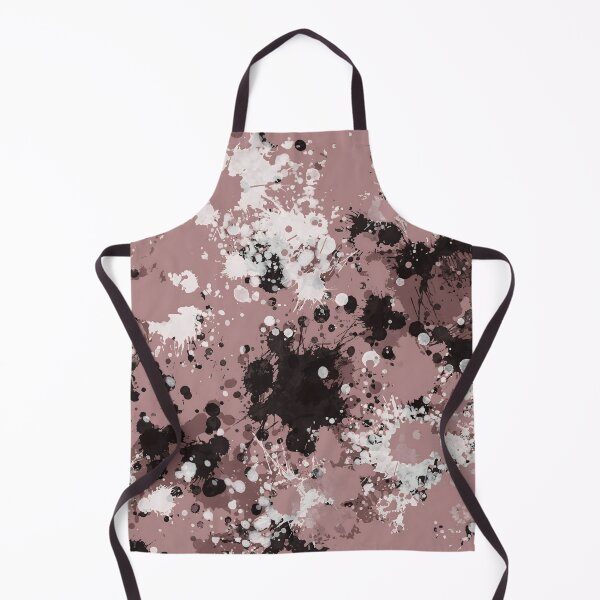 Item preview, Rose taupe paint splatter abstract art designed and sold by JinJinYoon.