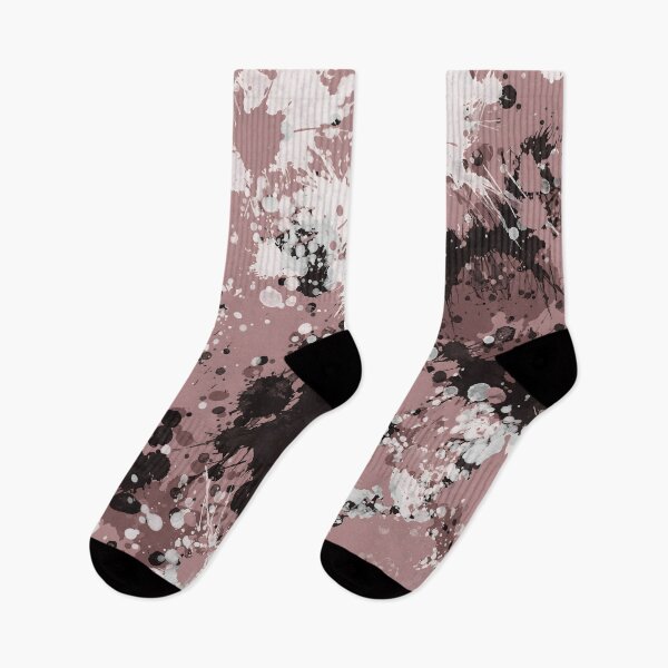 Item preview, Rose taupe paint splatter abstract art designed and sold by JinJinYoon.