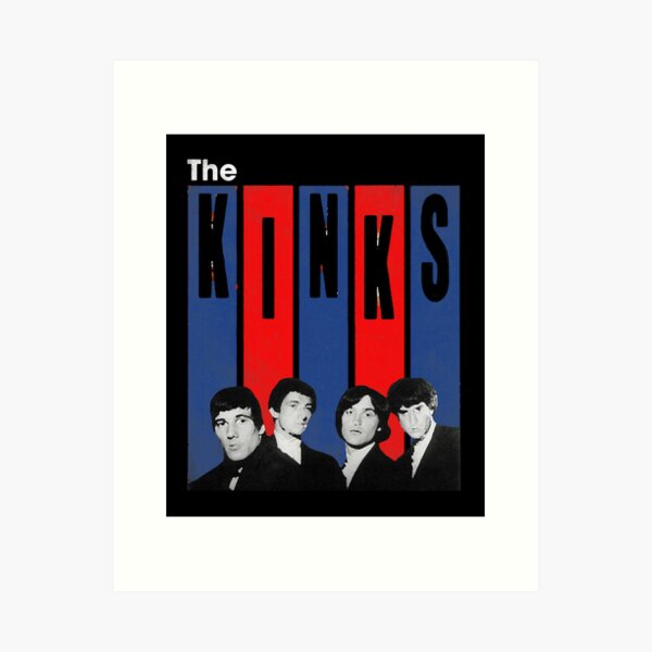 Aperçu de l'œuvre Graphic Rock The Kinks Band Principaux membres créée et vendue par ZenaMarquardt.