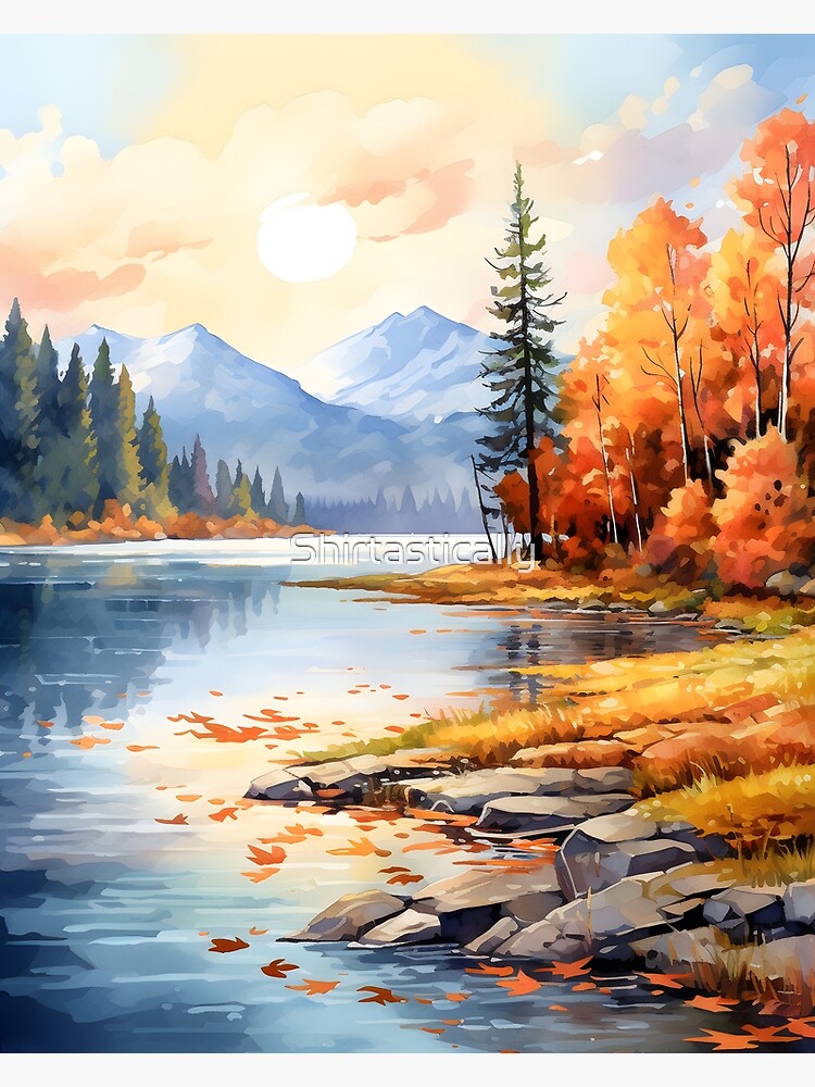 Autumn Lake Watercolor Mastery Workshop