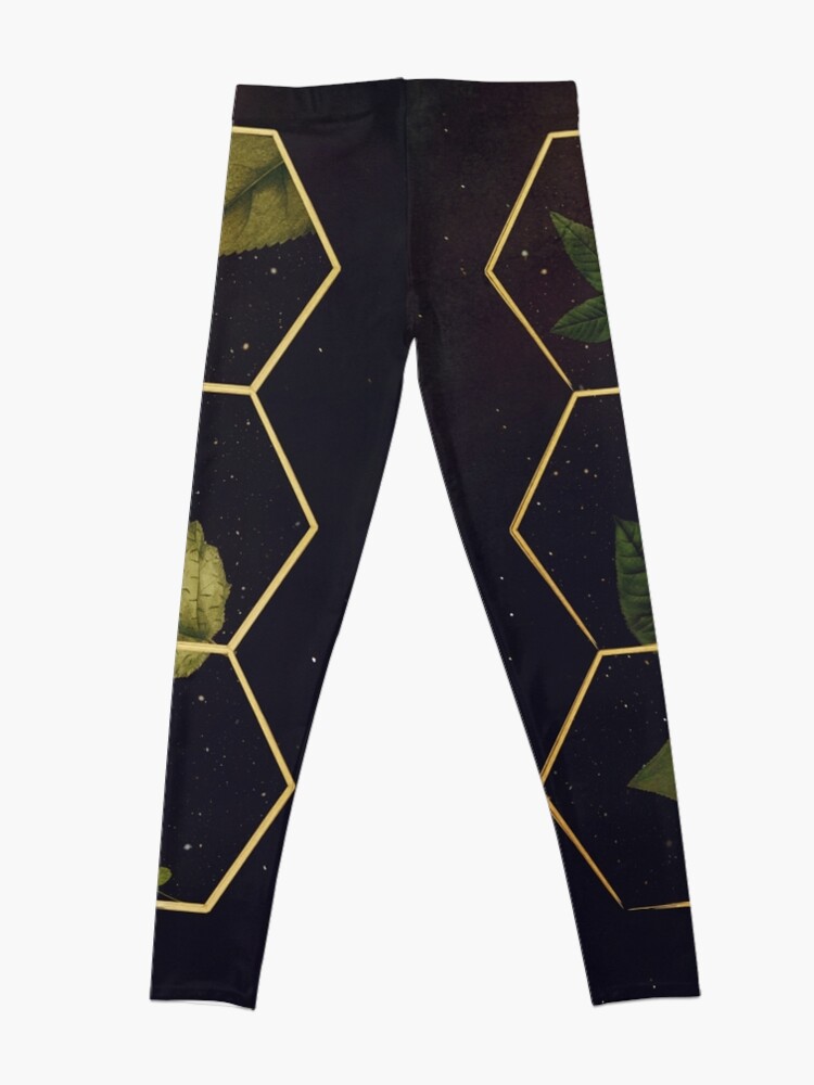 Alternate view of Bees in Space Leggings
