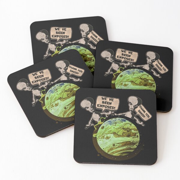 Item preview, Aliens: We've been exposed! Thank you, David! designed and sold by theWeppen.