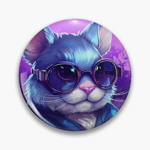 Item preview, Cat in round glasses glasses designed and sold by Selfion.