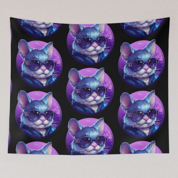 Item preview, Cat in round glasses glasses designed and sold by Selfion.