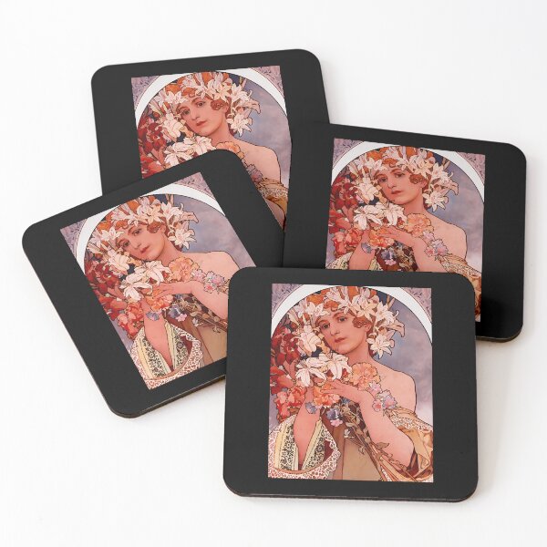Item preview, Vintage Alphonse Mucha 1900 Art Nouveau 	 	 designed and sold by djewgcibqds93.