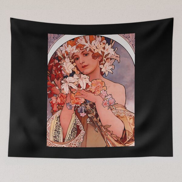 Item preview, Vintage Alphonse Mucha 1900 Art Nouveau 	 	 designed and sold by djewgcibqds93.