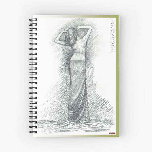 Item preview, Notebook | Paper for Writing and Drawing | Light Green Cover designed and sold by ArtChanneling.