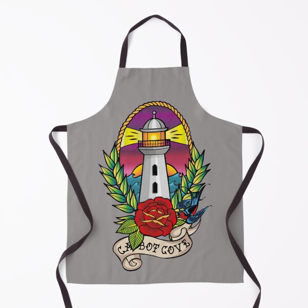 Item preview, Cabot Cove Light house, Traditional Tattoo style designed and sold by boec gear.