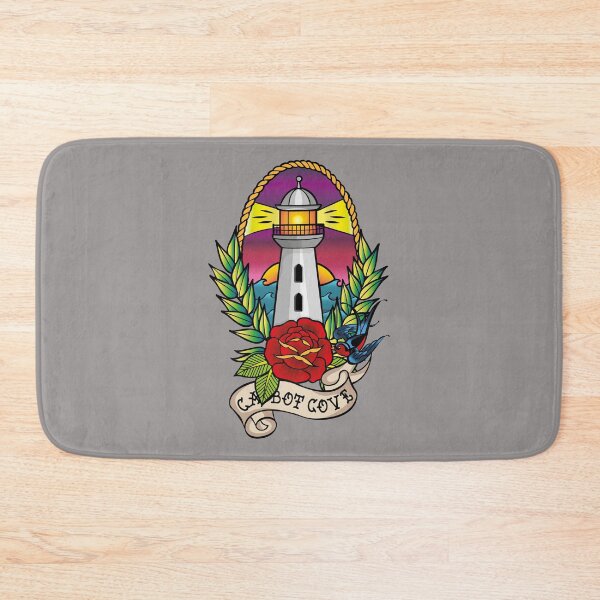 Item preview, Cabot Cove Light house, Traditional Tattoo style designed and sold by boec gear.