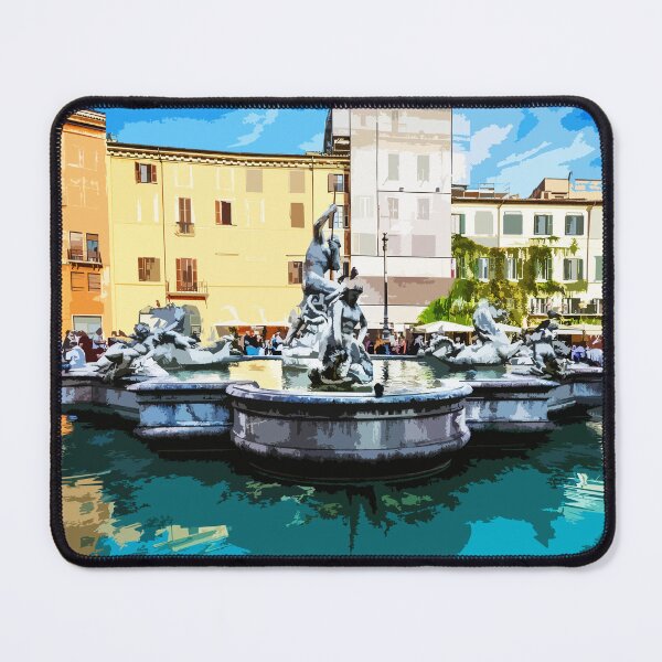 Item preview, Piazza Navona Fountain Square, Rome Italy - A Captivating Oasis of Baroque Splendor designed and sold by Anuchartl.