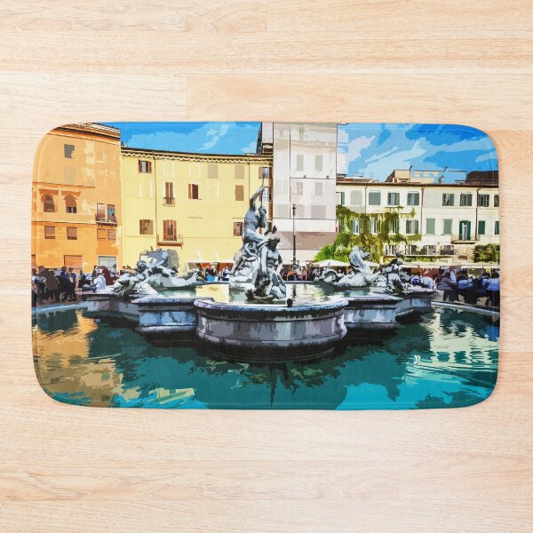 Item preview, Piazza Navona Fountain Square, Rome Italy - A Captivating Oasis of Baroque Splendor designed and sold by Anuchartl.