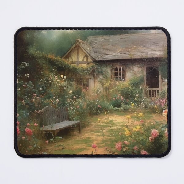 Item preview, Scandinavian Vintage Enchanted Nordic Rose Cottage Garden Art designed and sold by nordicdesignswe.