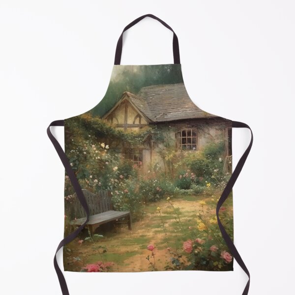 Item preview, Scandinavian Vintage Enchanted Nordic Rose Cottage Garden Art designed and sold by nordicdesignswe.