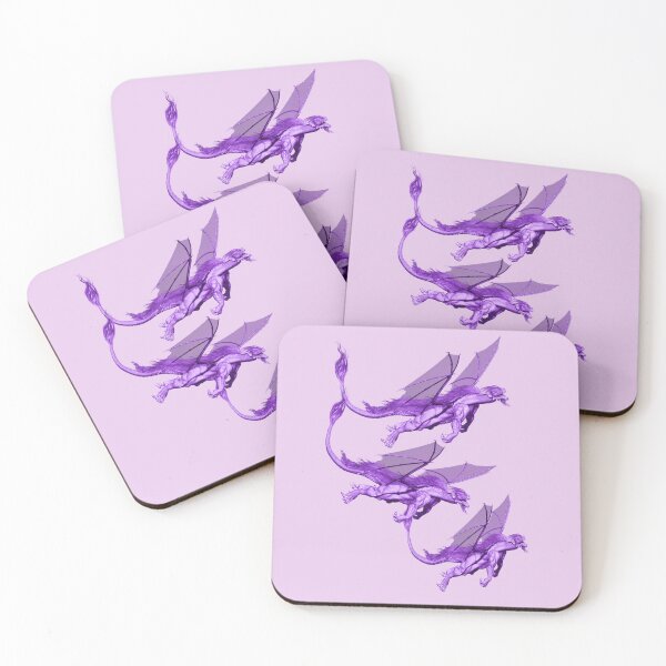 Item preview, Flight of Royal Dragons, fantasy art designed and sold by LoneAngel.