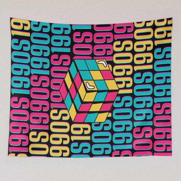 Item preview, 1990s retro design 6 - Black Background designed and sold by PunjabanJatti.