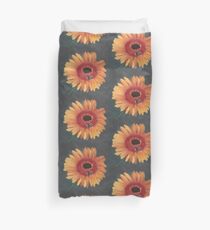 Gerbera Daisy and bee Duvet Cover