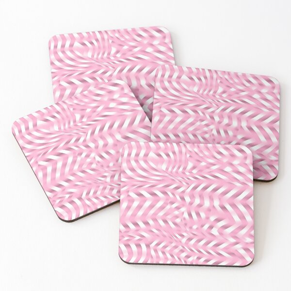 Item preview, 3D Pink Seamless Pattern with Optical Illusion  designed and sold by aweartome.