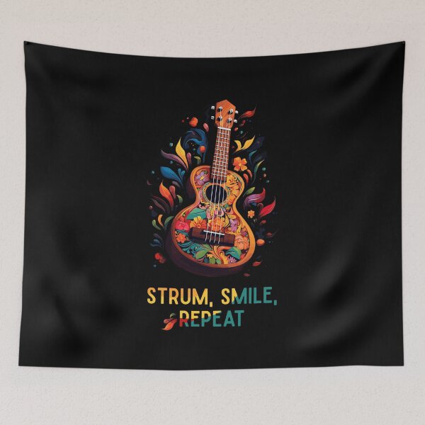 Item preview, Ukulele - Strum, smile, repeat designed and sold by the99thstudio.