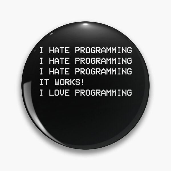 Artikelvorschau, Ich hasse Programmieren, ich liebe Programmieren entworfen und verkauft von Mateusz Majcherek.