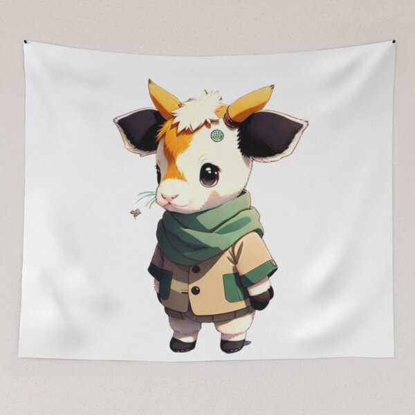 Item preview, Cute Cow Traveler in a Coat designed and sold by DanisPokeShop.