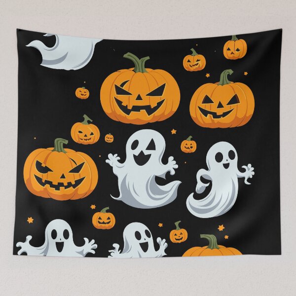 Item preview, Ghost and pumpkin designed and sold by jkrphoto.