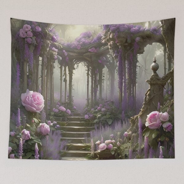 Item preview, Purple Fairy Forest designed and sold by WaryTales.