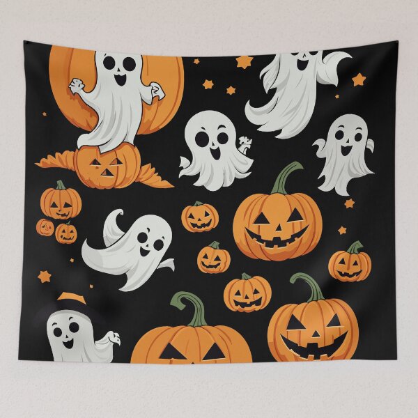 Item preview, Ghost and pumpkin designed and sold by jkrphoto.