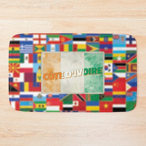Item preview, Cote D'Ivoire Vintage style retro souvenir designed and sold by DeveloperProp0.