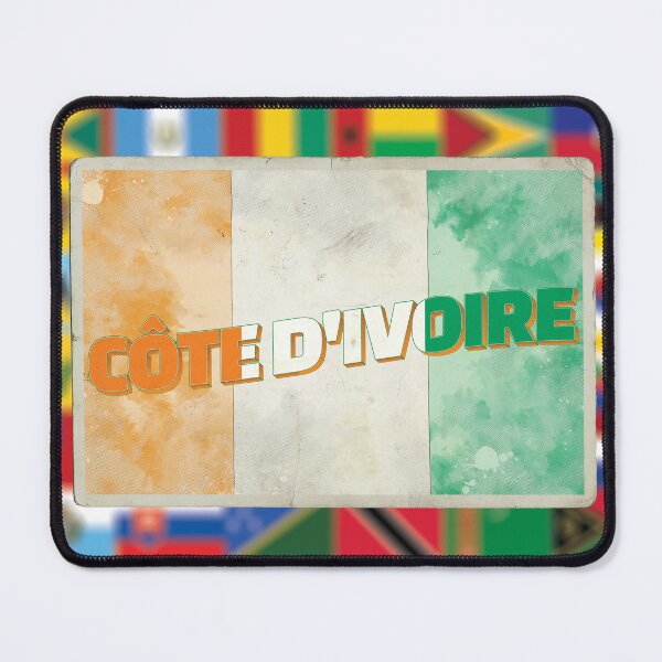 Item preview, Cote D'Ivoire Vintage style retro souvenir designed and sold by DeveloperProp0.