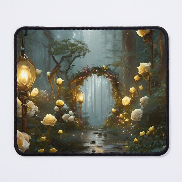 Item preview, Enchanted Yellow Fairy Forest designed and sold by WaryTales.