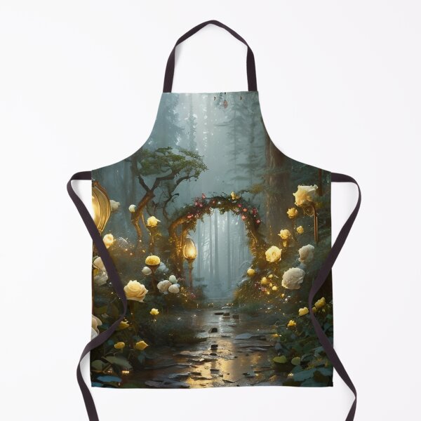 Item preview, Enchanted Yellow Fairy Forest designed and sold by WaryTales.